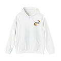 Geometric Feral Flowers Hooded Sweatshirt
