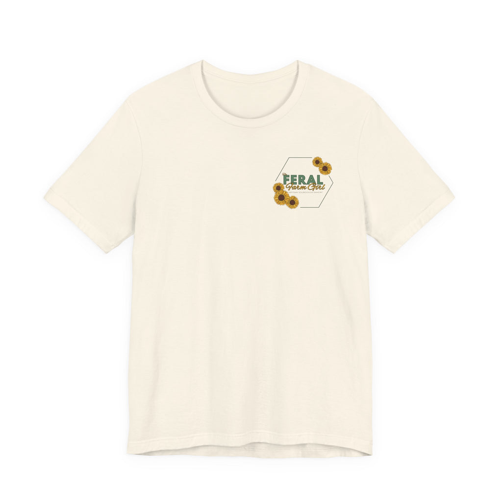 Geometric Feral Flowers Tee