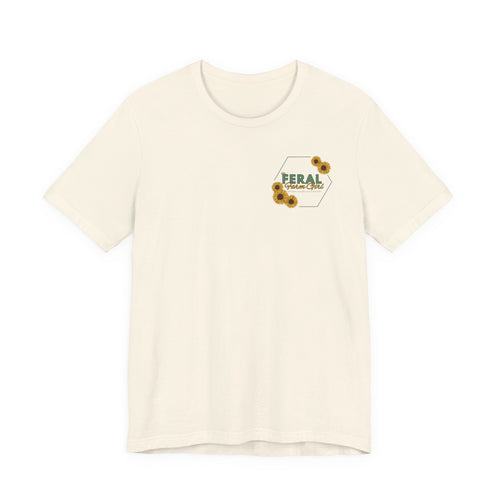Geometric Feral Flowers Tee