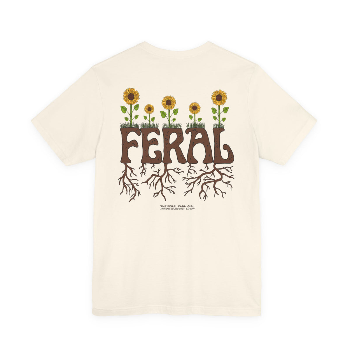 Geometric Feral Flowers Tee